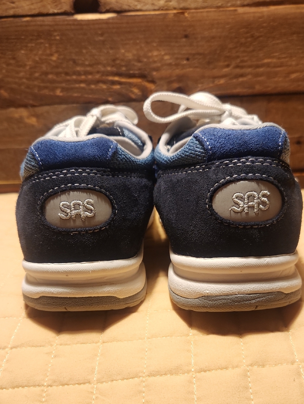 SAS Women's Tour Mesh Blue Walking Athletic Lace Up Shoes - Picture 2 of 10